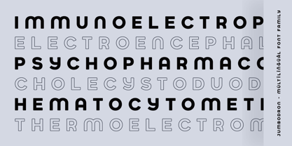 Jumbodron Font Poster 7