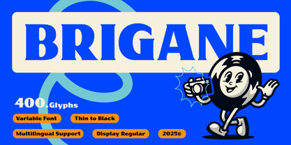 Brigane Font Poster 1