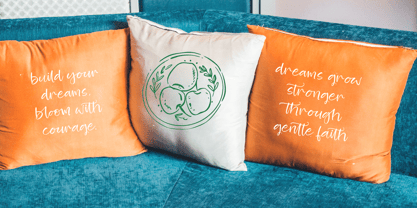 Blooming Harvest Font Poster 4