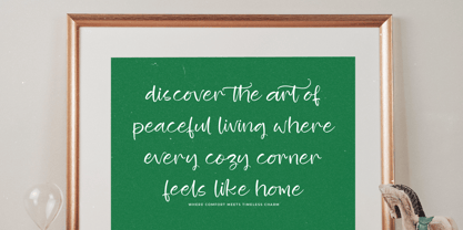 Blooming Harvest Font Poster 2