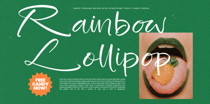 Blooming Harvest Font Poster 12