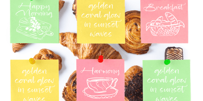 Blooming Harvest Font Poster 7