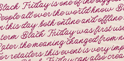 Friday Edition Script Font Poster 3