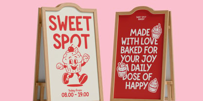 Vanilla Cupcake Font Poster 5