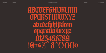 Ebon Sigil Font Poster 9