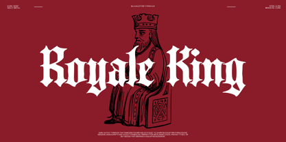 Ebon Sigil Font Poster 8