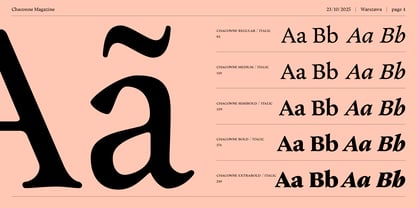 Chaconne Font Poster 4