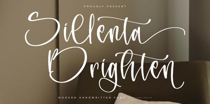 Sillenta Brighten Font Poster 1