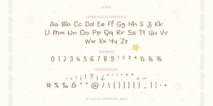 EZ Biscuit Font Poster 3