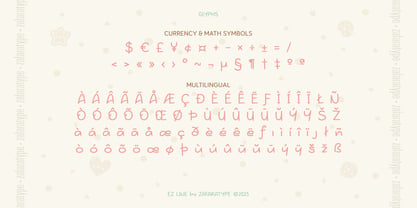 EZ Biscuit Font Poster 4