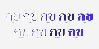 Bunnathikarn Loopless Font Poster 5