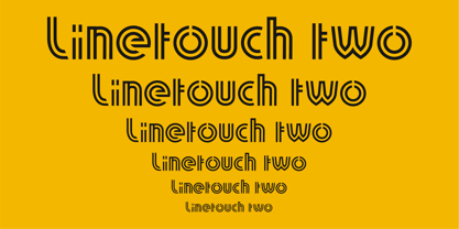 Linetouch Two Font Poster 4