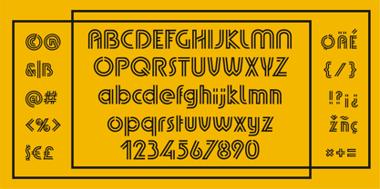 Linetouch Two Font Poster 3