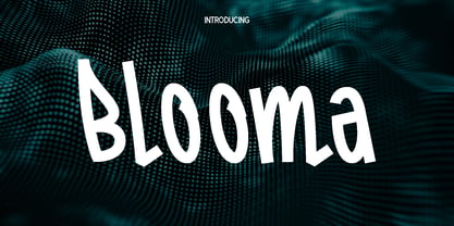 Blooma Font Poster 1