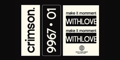 Quite Font Poster 5