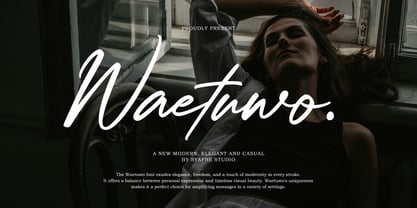 Waetuwo Font Poster 1