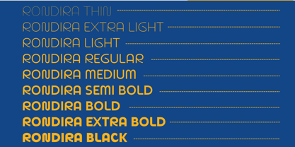 Rondira Font Poster 4