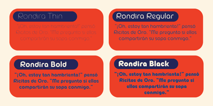 Rondira Font Poster 2
