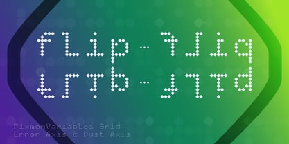 Pixmon Variables Font Poster 9