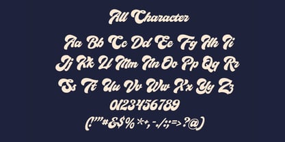 Meadow Font Poster 2