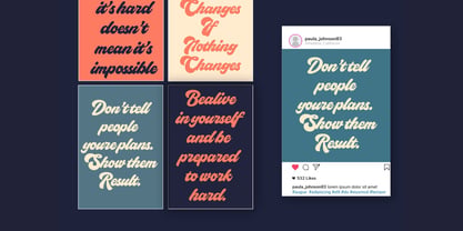 Meadow Font Poster 5