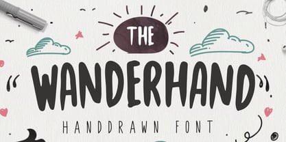 Wanderhand Font Poster 1