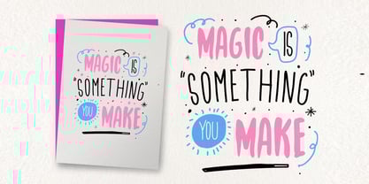 Wanderhand Font Poster 2