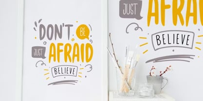 Wanderhand Font Poster 3