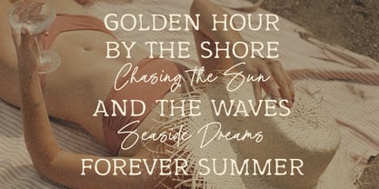 Melodie Lointaine Font Poster 8