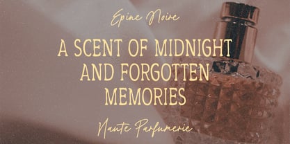 Melodie Lointaine Font Poster 2