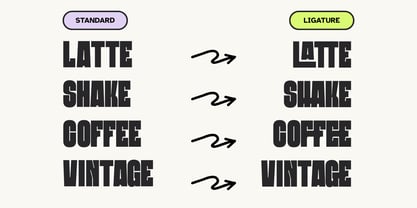 Domar Coffee Font Poster 2
