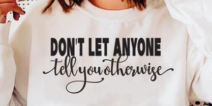 Brogelin Font Poster 3