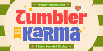 Tumbler Karma Font Poster 1