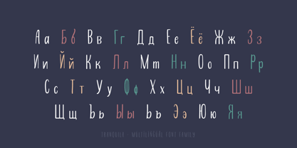Tranquila Font Poster 9