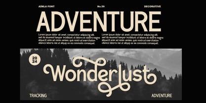 Aivla Font Poster 6
