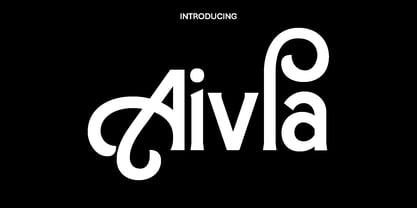 Aivla Font Poster 1