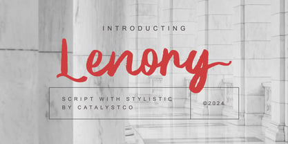 Lenory Font Poster 1