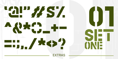 Set Family Font Poster 5