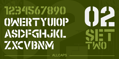 Set Family Font Poster 6