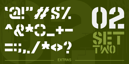 Set Family Font Poster 7