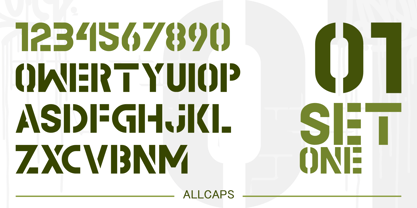 Set Family Font Poster 4