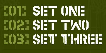 Set Family Font Poster 3