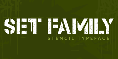 Set Family Font Poster 1