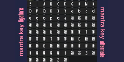 Mantro Font Poster 5