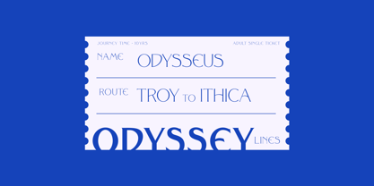 Olympus Font Poster 3