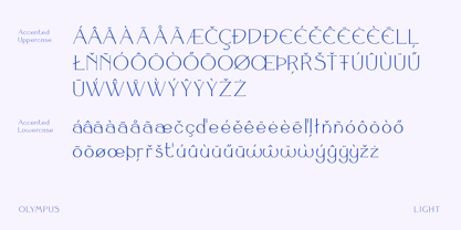Olympus Font Poster 12