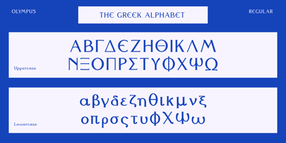 Olympus Font Poster 9