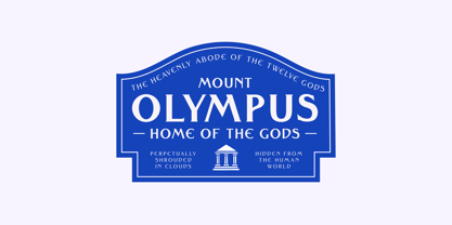 Olympus Font Poster 8