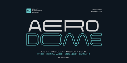 Aerodome Font Poster 1