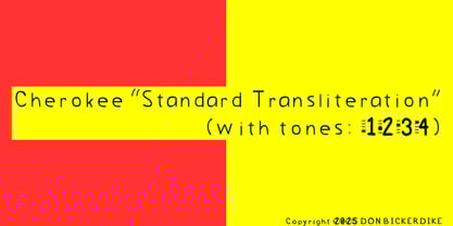 Cherokee Bickerdike 01 Font Poster 1